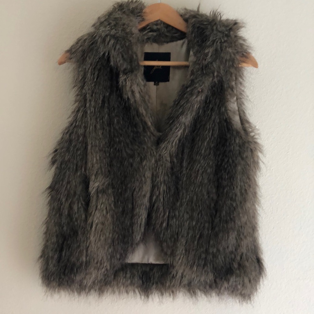 Faux Fur Vest size M